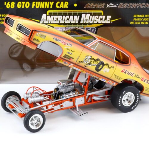 1:18 ERTL 1968 Pontiac GTO Funny Car Arnie Beswick the Farmer orange/ yellow