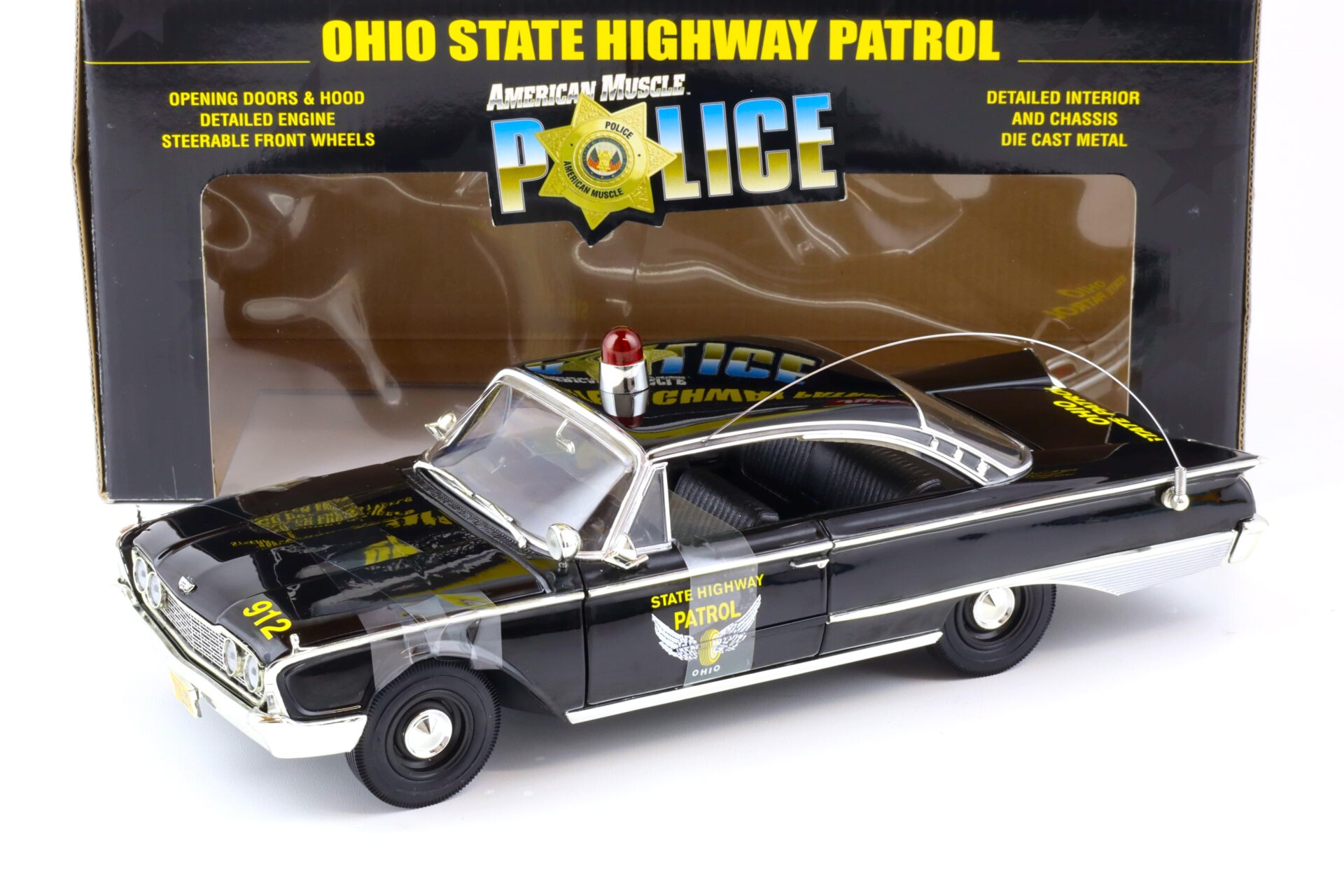 ID 89165 orig.jpg 1:18 ERTL 1960 Ford Starliner OHIO State Highway Patrol Police black