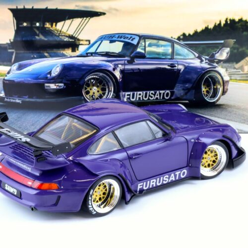 1:18 WERK83 Porsche 911 (993) RWB RAUH-Welt Furusato Sidney Hoffmann purple