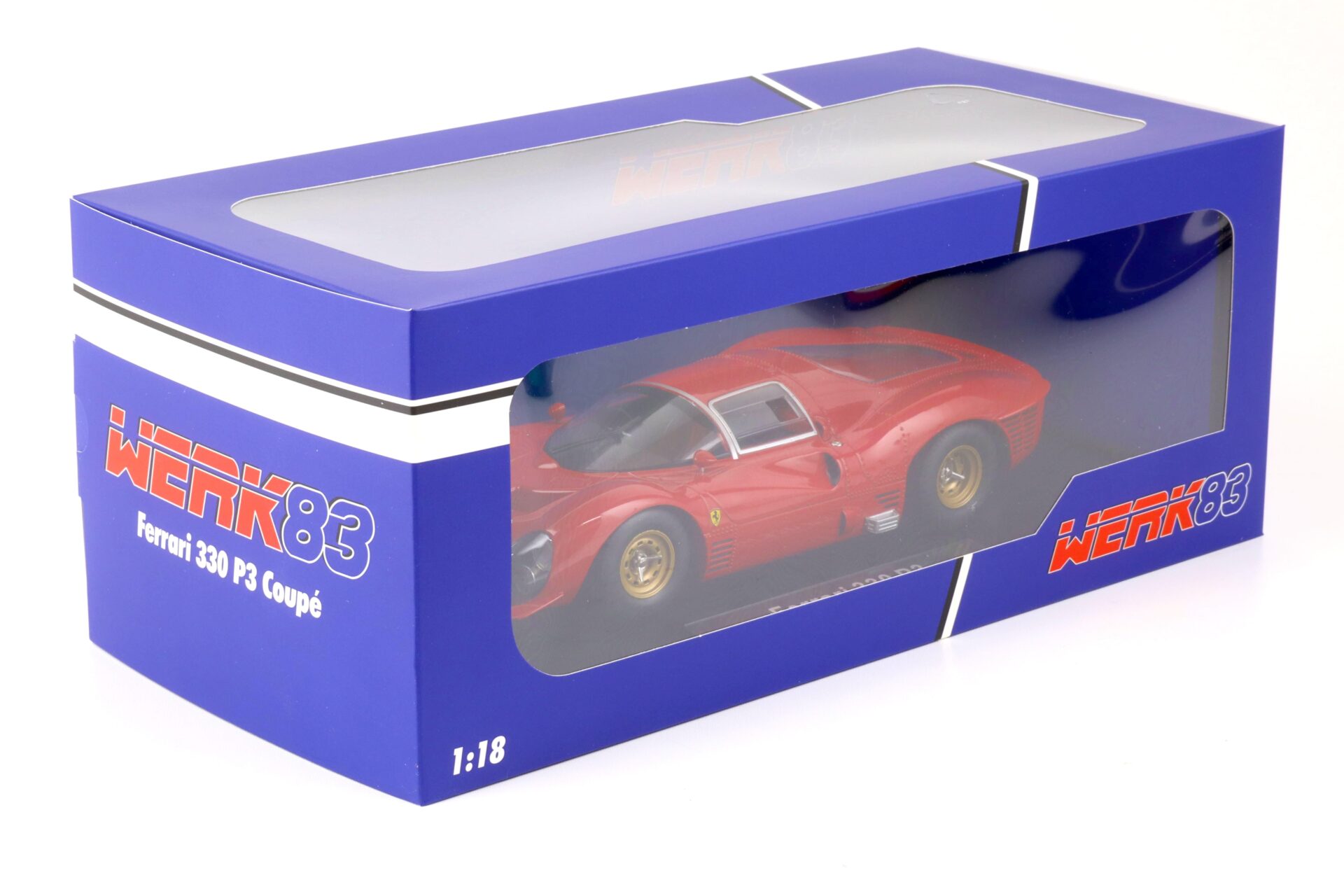 1:18 WERK83 Ferrari 330 P3 Coupe Plain Body Edition 1966 red