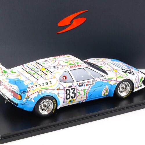 1:18 Spark BMW M1 Le Mans 24h 1980 #83 BMW France Quester/Pironi/Mignot