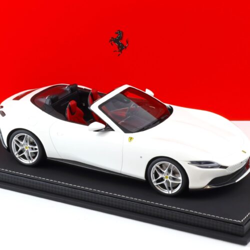 1:18 BBR Ferrari Roma Spider Bianco Cervino white with Showcase - Limited 36 pcs.