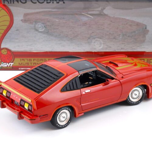 1:18 Greenlight 1978 Ford Mustang II KING COBRA red 12879