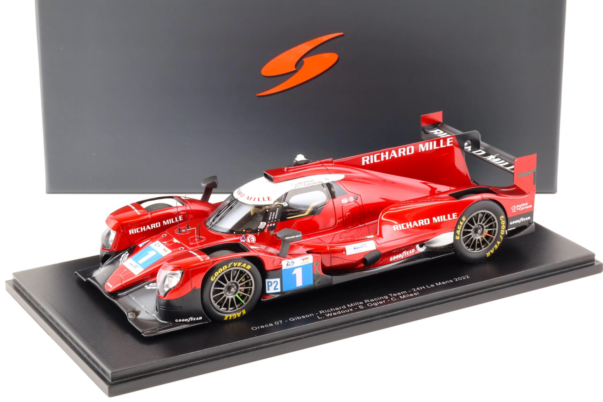 ID 89334 orig.jpg 1:18 Spark Oreca 07 Gibson Richard Mille Racing Team 24h Le Mans 2022 #1 Wadoux/Ogier/Milesi