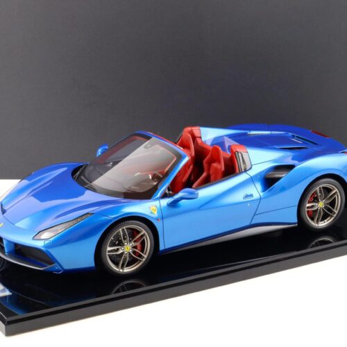 1:12 BBR Ferrari 488 Spider IAA Frankfurt 2015 Blue Corsa metallic - Limited 5 pcs.