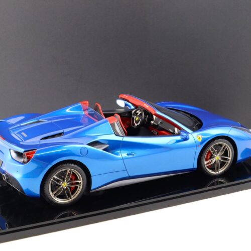1:12 BBR Ferrari 488 Spider IAA Frankfurt 2015 Blue Corsa metallic - Limited 5 pcs.