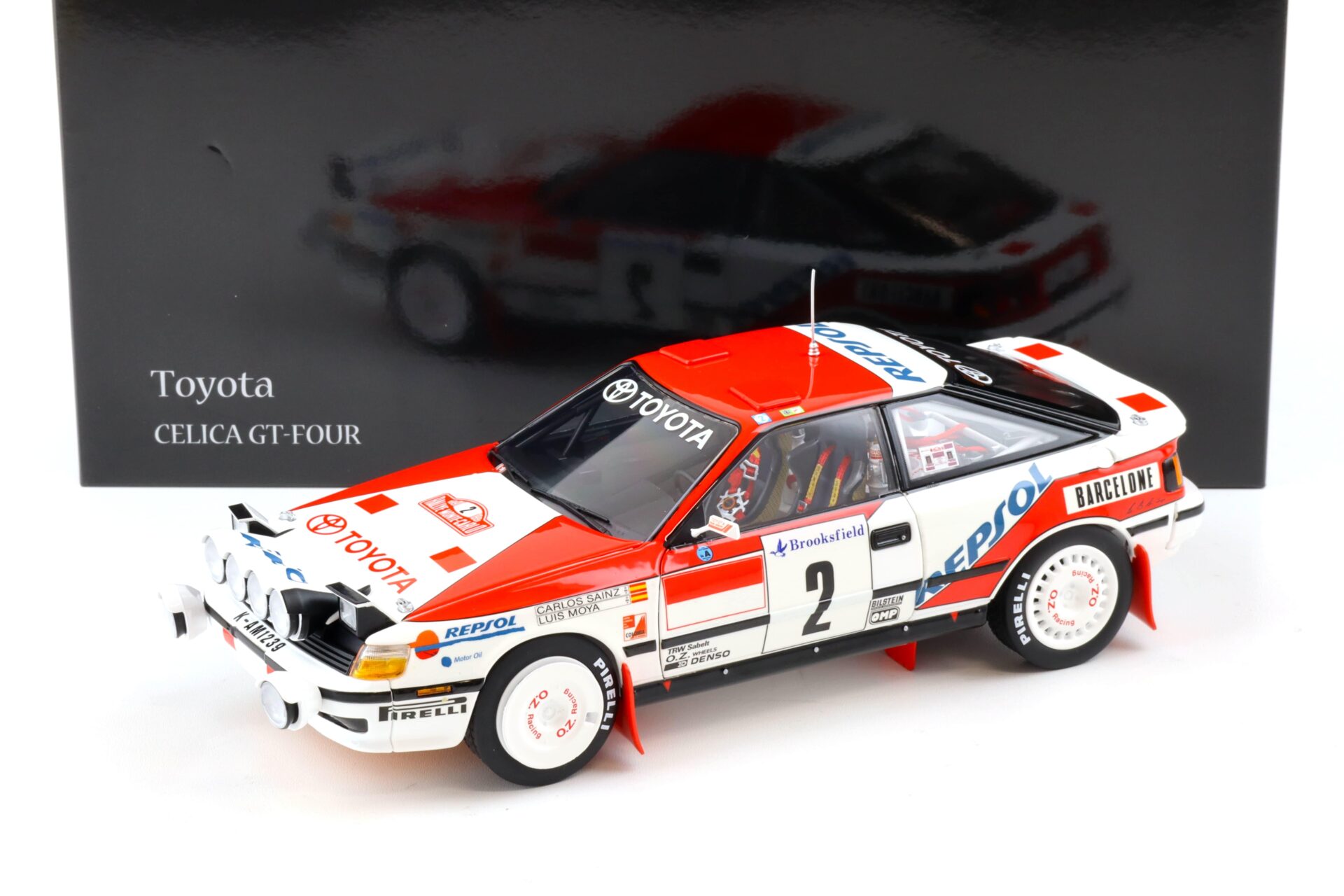 ID 89381 orig.jpg 1:18 Kyosho Toyota Celica GT-FOUR 1991 Rally Monte Carlo #2 Sainz/Moya