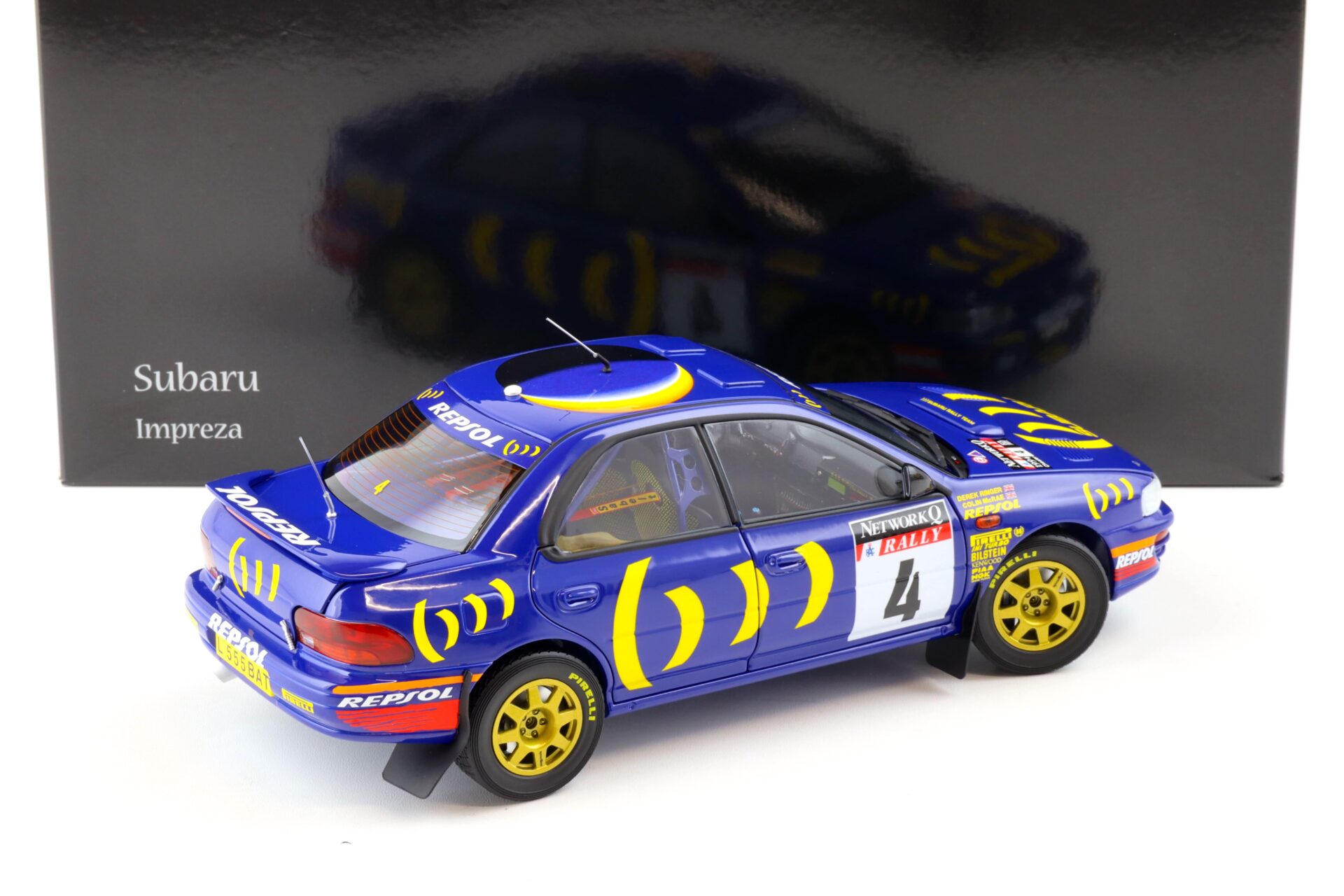 1:18 Kyosho Subaru Impreza 1994 RAC Rallye #4 McRae/ Ringer Repsol