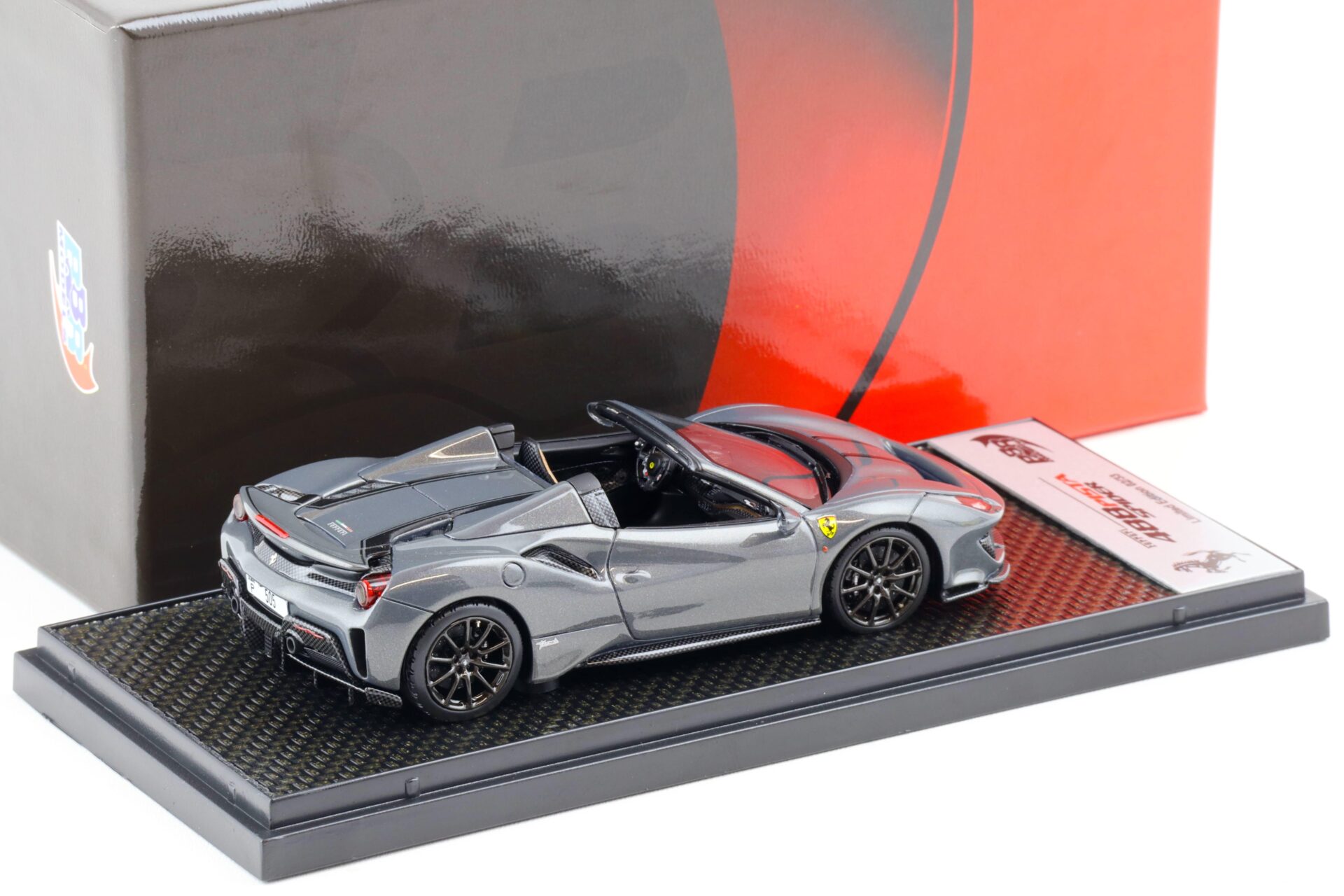 1:43 BBR Ferrari 488 Pista Spider Special Color Blu Elder - Limited 33 pcs.