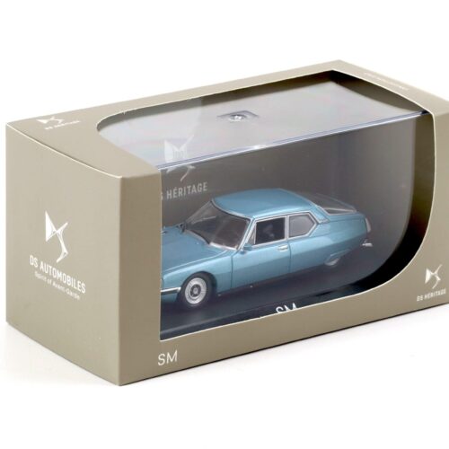 1:43 Norev Citroen SM 1971 Platin blue metallic DEALER VERSION