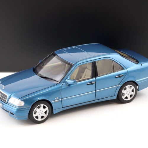 1:18 Norev Mercedes C200 Limousine C-Class W202 aquamarine blue DEALER VERSION