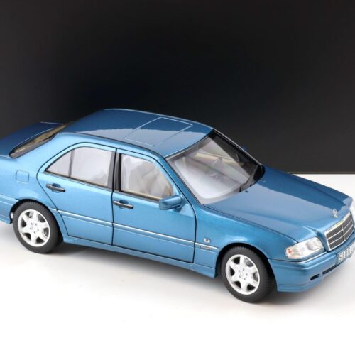 1:18 Norev Mercedes C200 Limousine C-Class W202 aquamarine blue DEALER VERSION