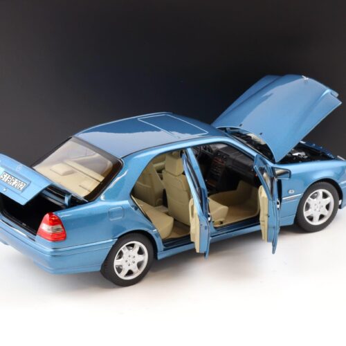 1:18 Norev Mercedes C200 Limousine C-Class W202 aquamarine blue DEALER VERSION