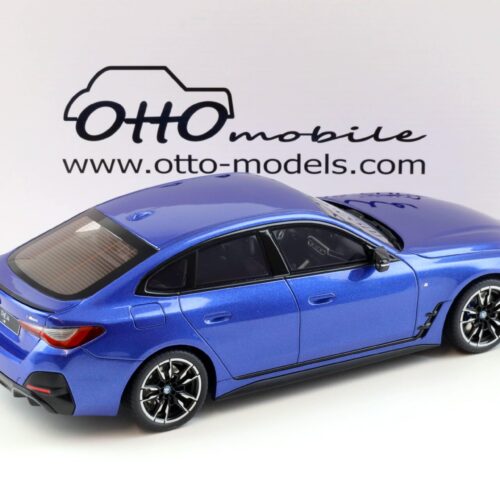 1:18 OTTO mobile OT453 BMW I4 M50 G26 Gran Coupe 2021 Portimao blue metallic - Image 3