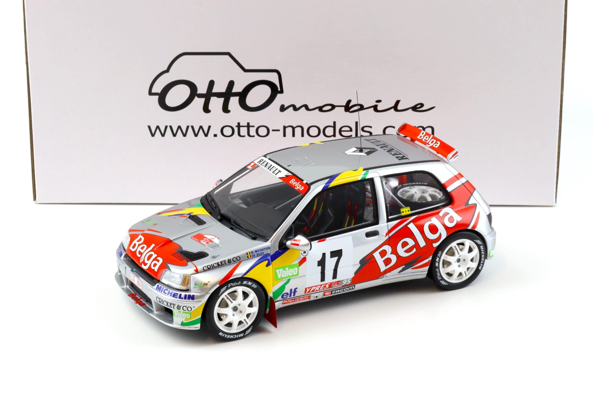 ID 89503 orig 1.jpg 1:18 OTTO mobile OT1058 Renault Clio Maxi Kit Car Ypres Rallye 1995 Munster/ Elst