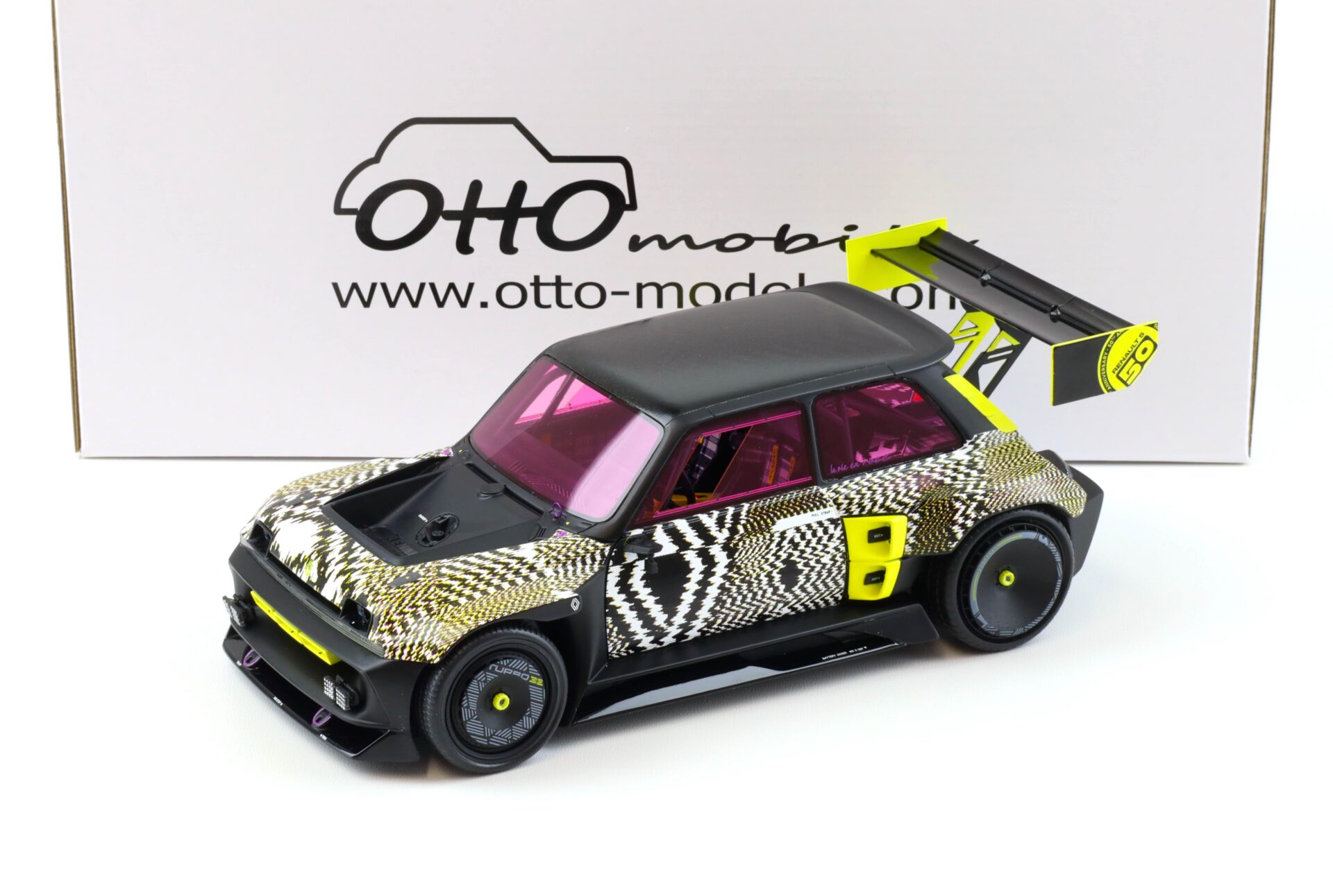 1:18 OTTO mobile OT447 Renault 5 Turbo 3E 2022 black