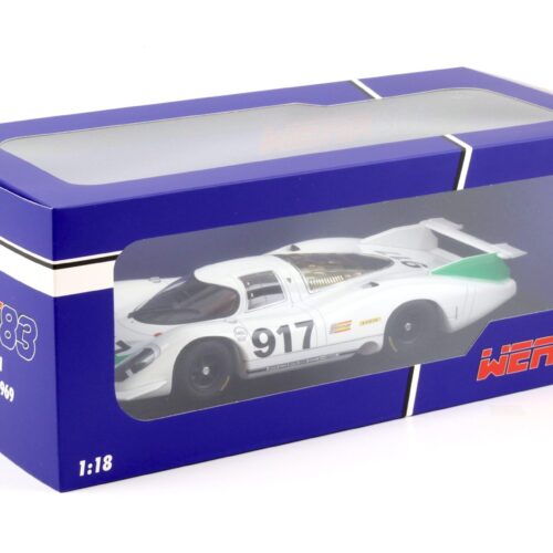 1:18 WERK83 Porsche 917 LH #917 Autosalon Genf 1969 white/ green