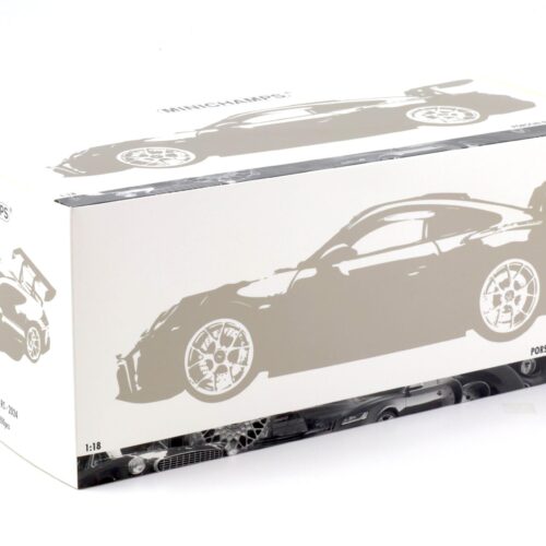 1:18 Minichamps Porsche 911 (992) GT3 RS Weissach Package blue/ dark silver wheels