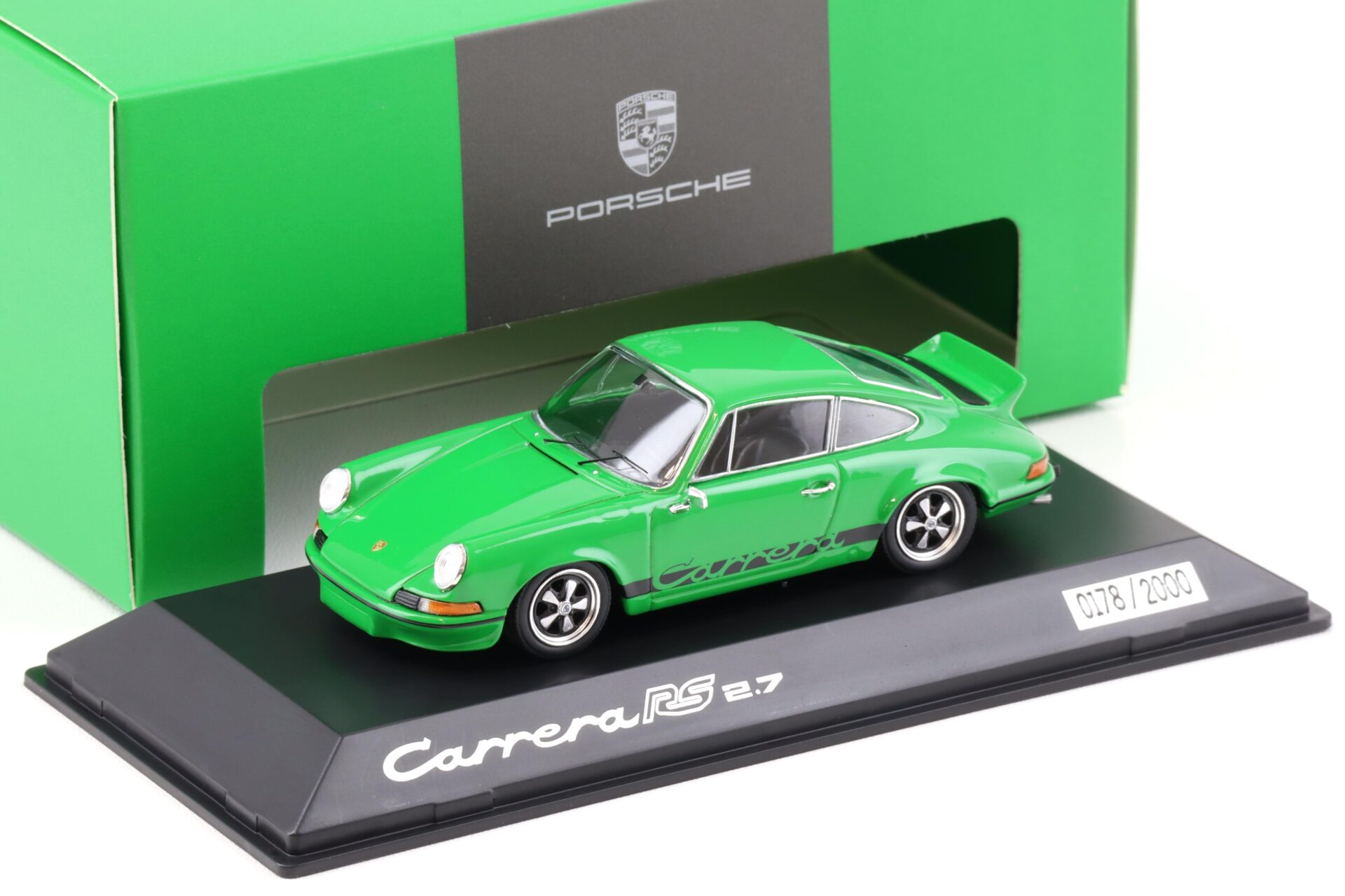 ID 90281 orig 1.jpg 1:43 Spark Porsche 911 Carrera RS 2.7 green/ black Limited WAP DEALER