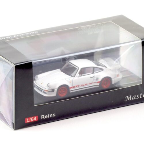 1:64 Master Porsche 911 930 Turbo Black Bird Midnight white Diecast