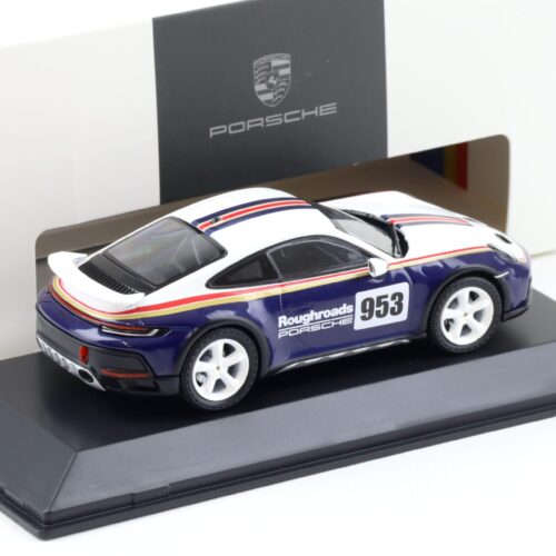 1:43 Spark Porsche 911 (992) Dakar Roughroads #953 blue/ white WAP DEALER