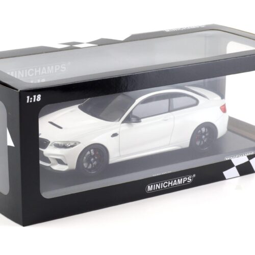 1:18 Minichamps BMW M2 CS (F87) Coupe 2020 white with black wheels