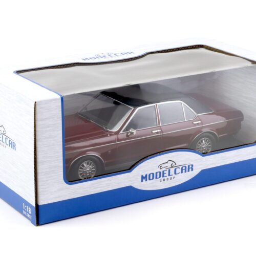 1:18 MCG Ford Granada 2.6 MK1 Sedan 1975 dark red metallic/ black roof - Image 4