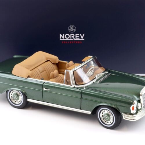 1:18 Norev Mercedes 280 SE Cabriolet 1969 dark green metallic