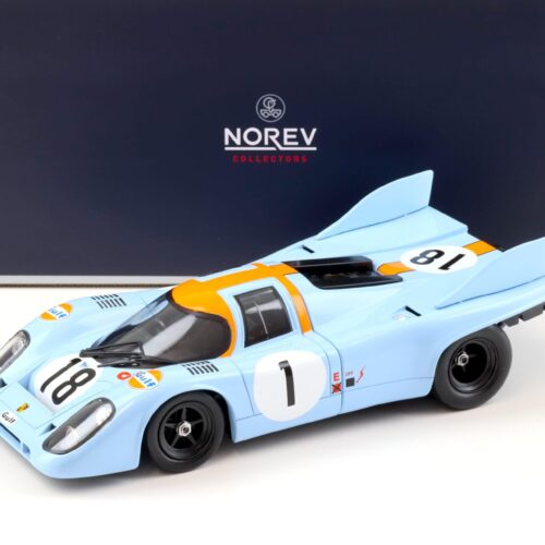 1:18 Norev Porsche 917K 24h Le Mans 1971 Training Siffert/ Bell #1 GULF