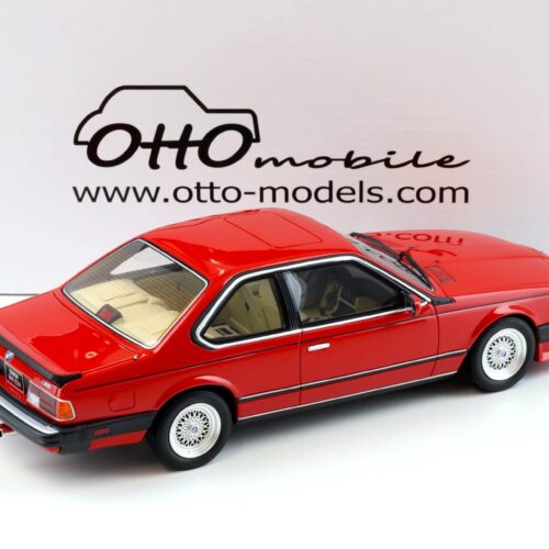 1:18 OTTO mobile OT1018 BMW M6 E24 M635 CSI Coupe red 1986