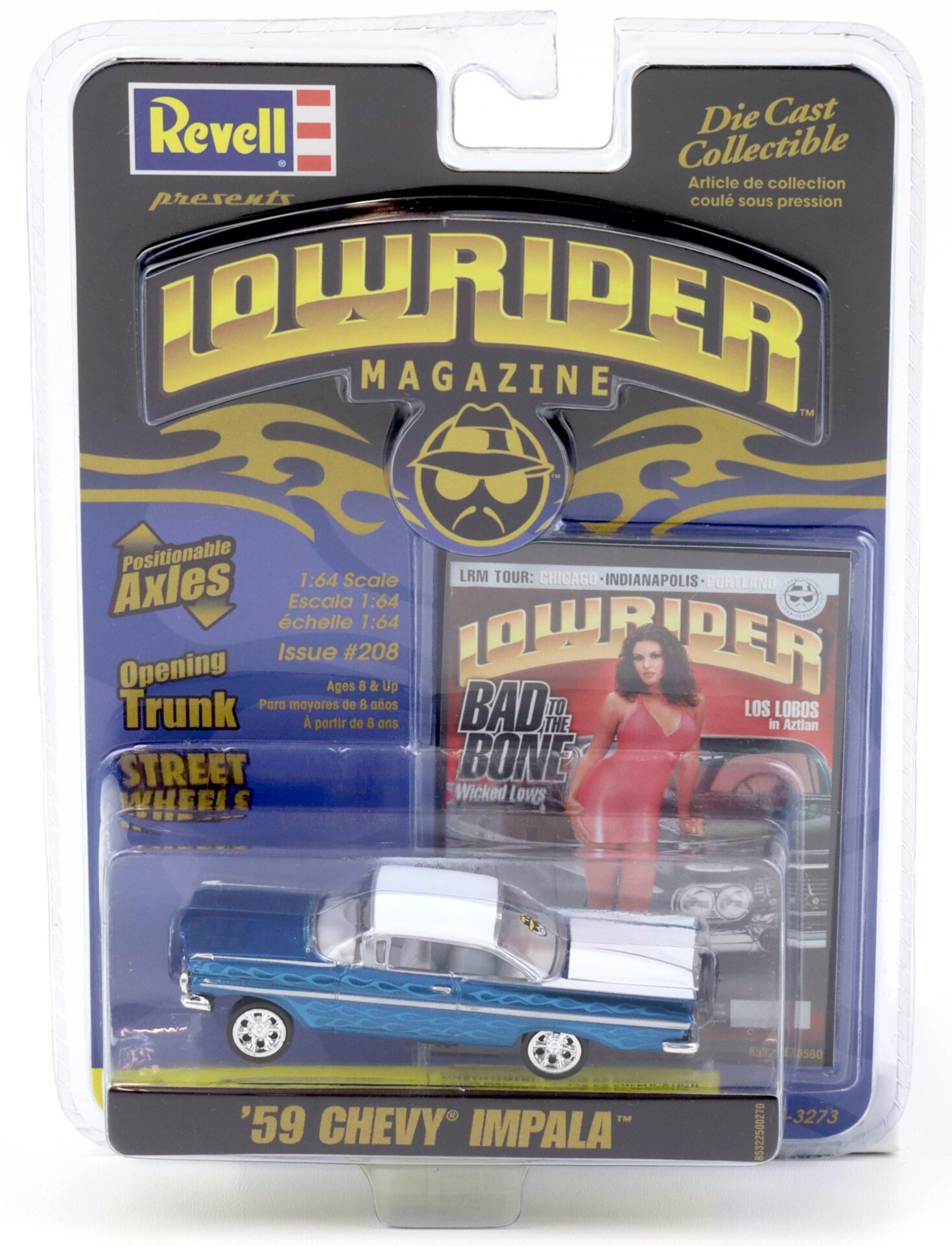 1:64 Revell Lowrider 1959 Chevrolet Impala blue/ white #208 Bad to the Bone