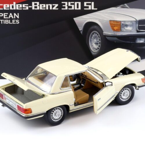 1:18 Sun Star Mercedes 350SL W107 Hardtop ivory 1977