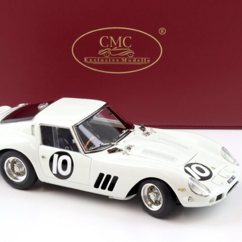 1:18 CMC Ferrari 250 GTO Tourist Trophy Goodwood 1962 Graham Hill #10 white M-251
