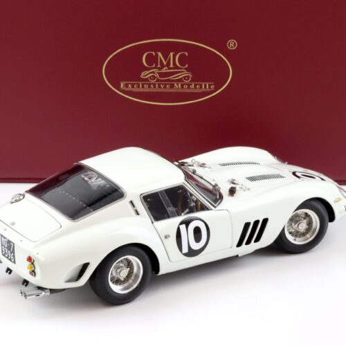 1:18 CMC Ferrari 250 GTO Tourist Trophy Goodwood 1962 Graham Hill #10 white M-251