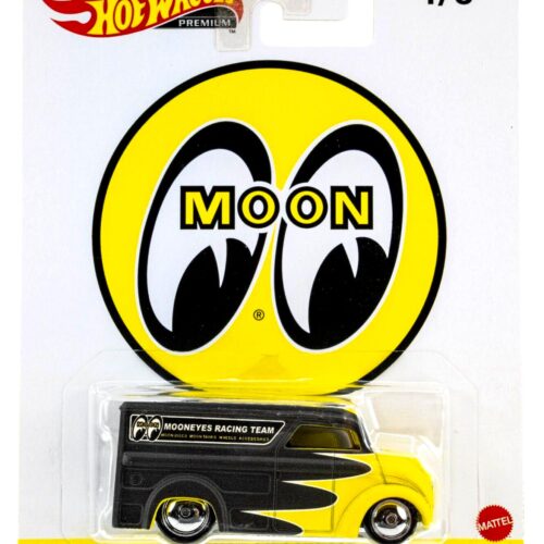 1:64 Hot Wheels Premium 2023 Pop Culture 979V Dairy Delivery MOON yellow/ grey