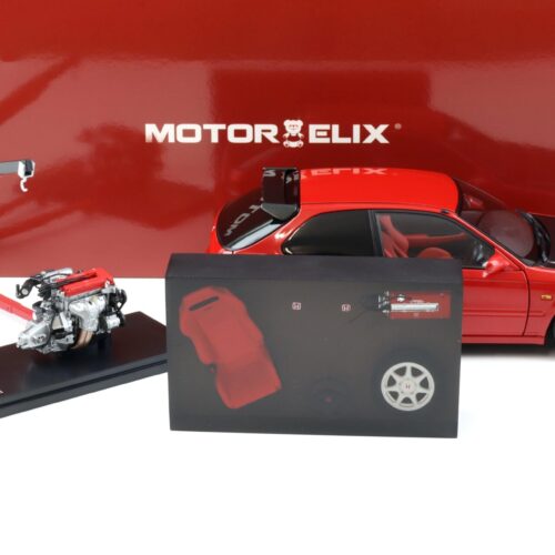 1:18 Motorhelix Honda Civic Type R (EK9) Customized Version red/Carbon China Toy Expo M85005