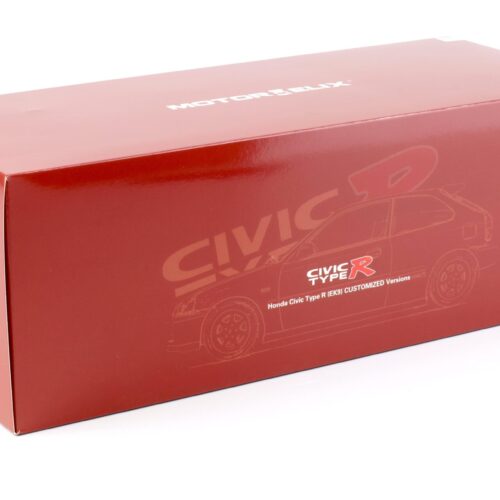 1:18 Motorhelix Honda Civic Type R (EK9) Customized Version red/Carbon China Toy Expo M85005