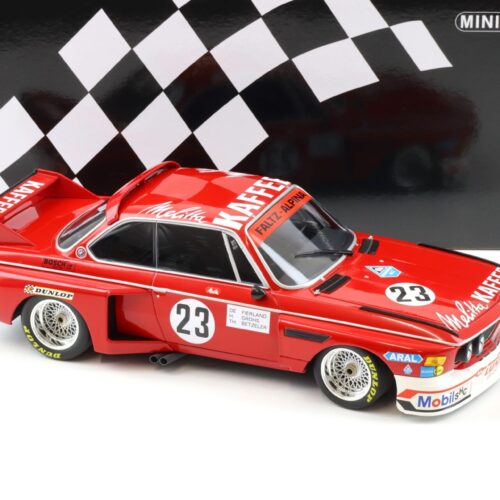 1:18 Minichamps BMW 3.0 CSL Faltz-Alpina #23 Zandvoort Trophy 1975 De Fierlant/Grohs