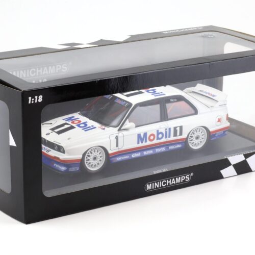 1:18 Minichamps BMW M3 E30 Pirro #1 Winner Macau Guia Race 1992 Mobil 1
