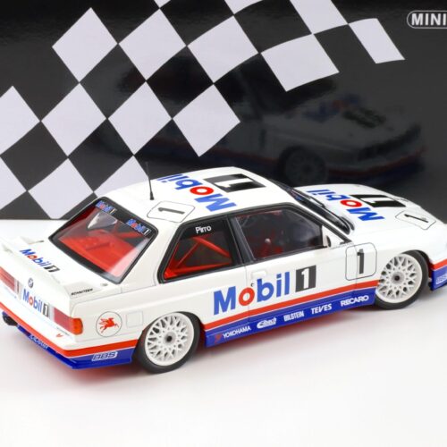 1:18 Minichamps BMW M3 E30 Pirro #1 Winner Macau Guia Race 1992 Mobil 1