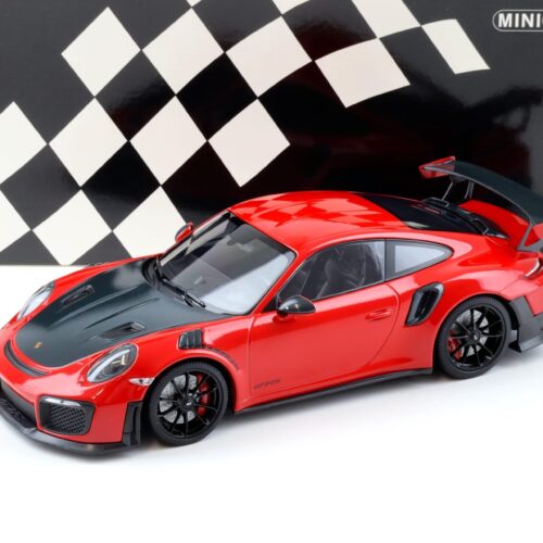 1:18 Minichamps Porsche 911 (991.2) GT2 RS red with black wheels 2018