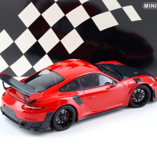 1:18 Minichamps Porsche 911 (991.2) GT2 RS red with black wheels 2018