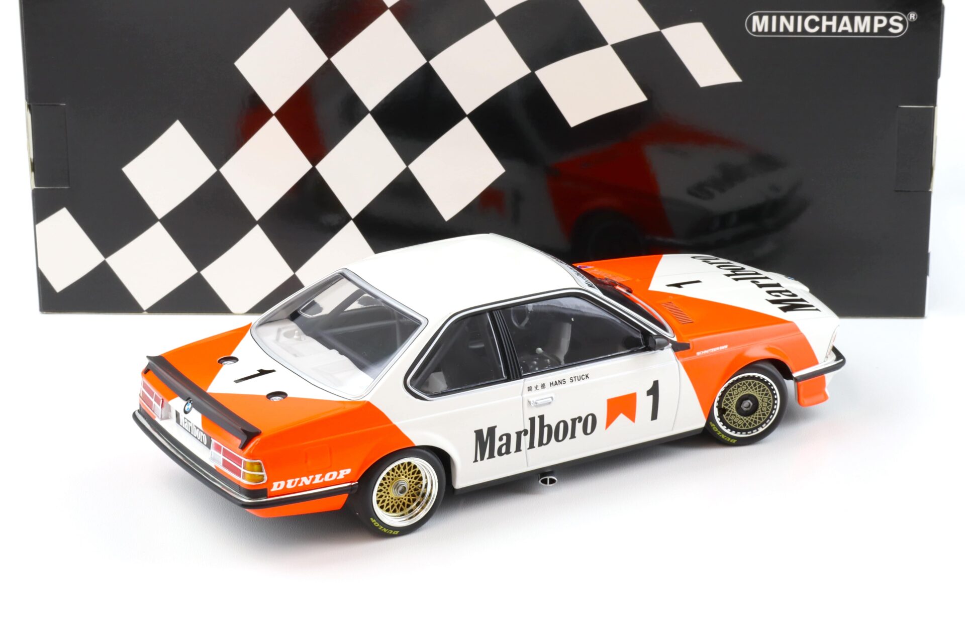 1:18 Minichamps BMW 635 CSI Winner Guia Race Macau 1983 H.J.Stuck #1