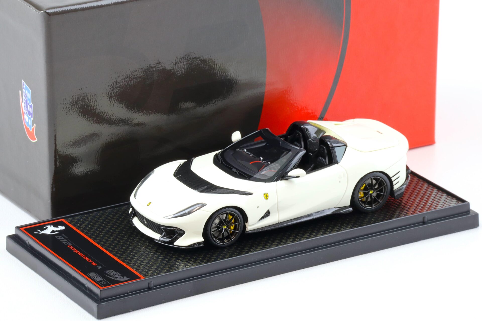1:43 BBR Ferrari 812 Competizione A Aperta Bianco Avus white - Limited 58 pcs.