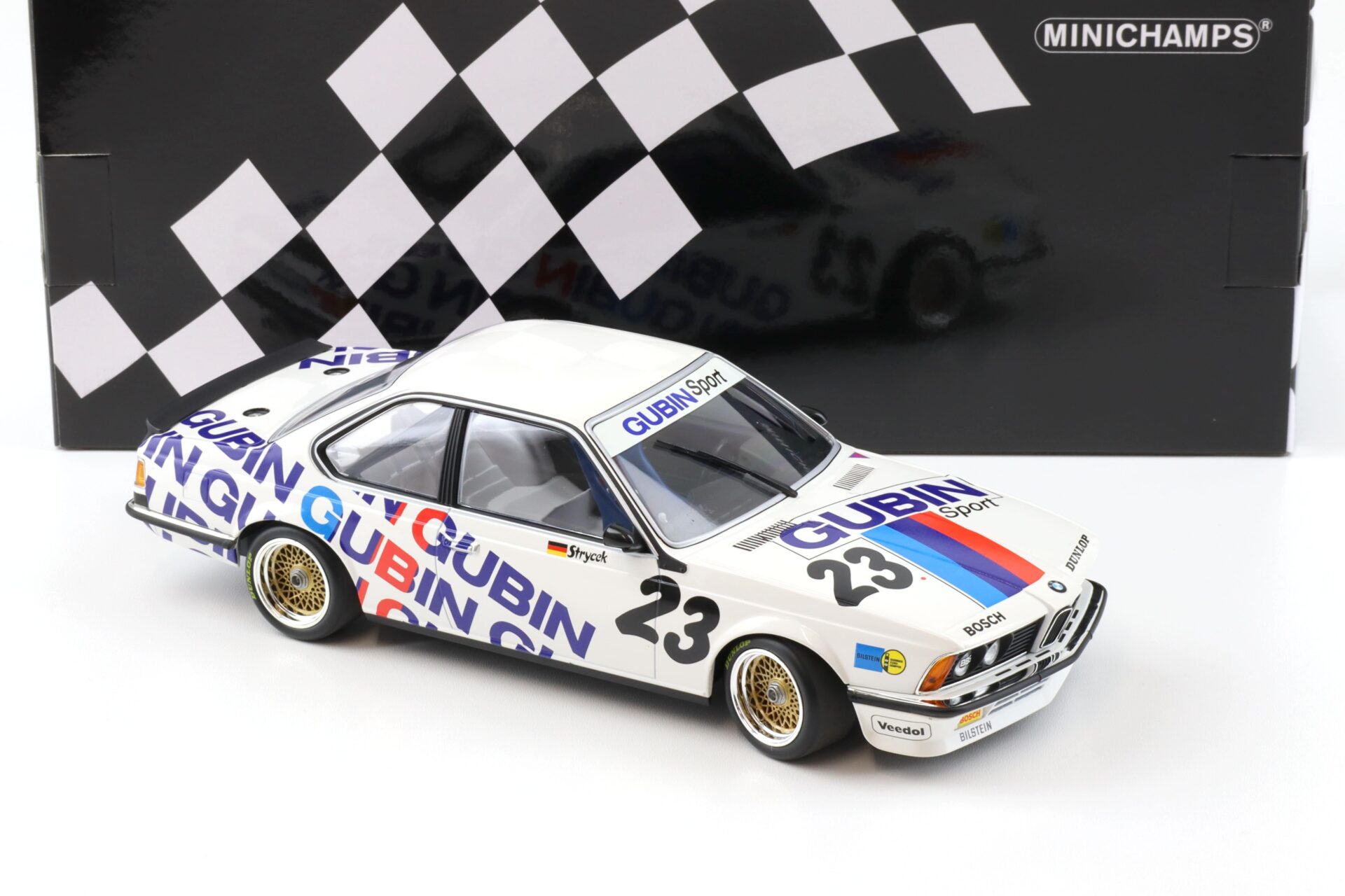 1:18 Minichamps BMW 635 CSI Gubin Sport V.Strycek #23 Winner DPM 1984