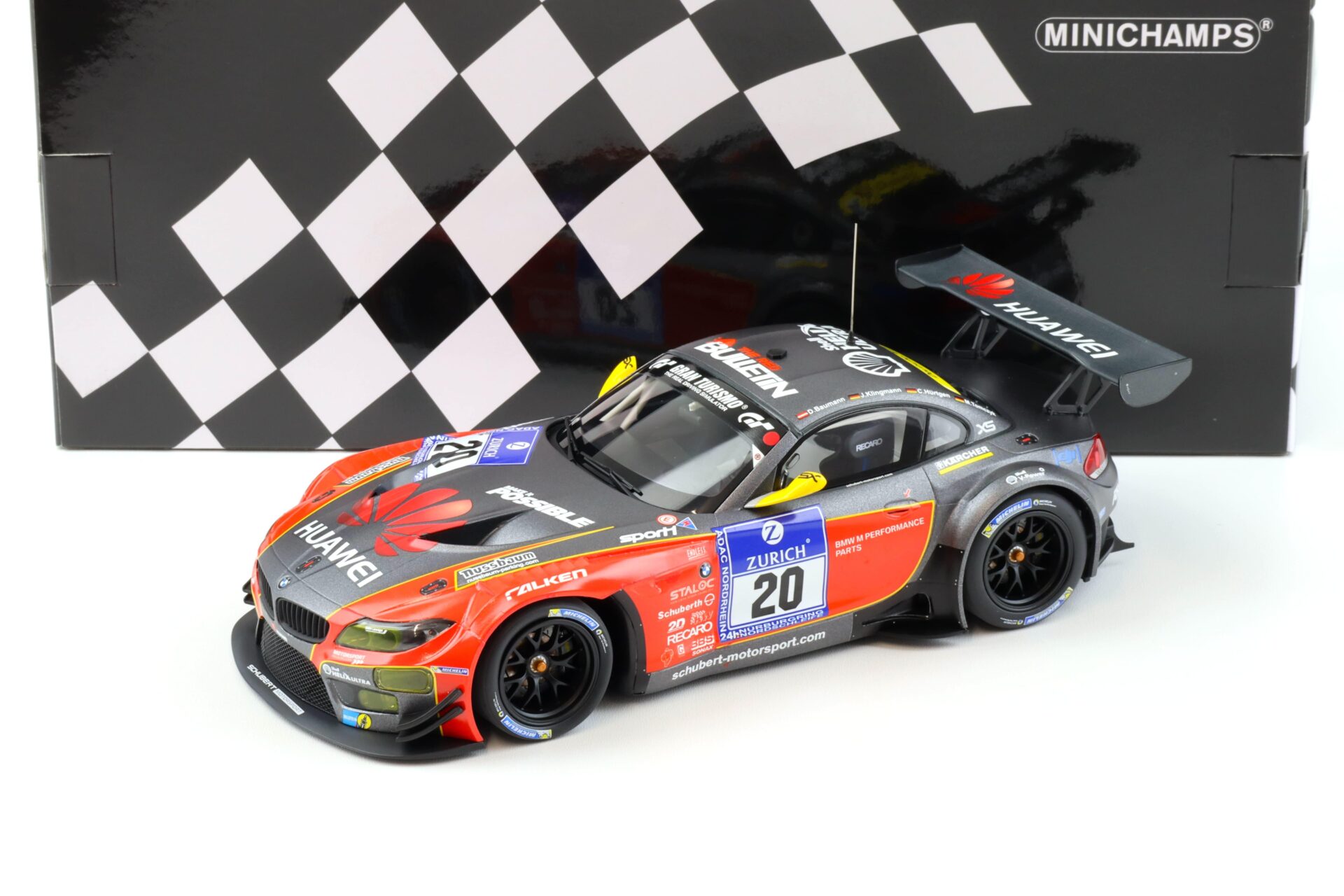 ID 91379 orig.jpg 1:18 Minichamps BMW Z4 GT3 Trophy Team Schubert 24h Nürburgring 2015 Baumann/Hürtgen