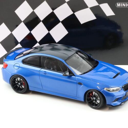 1:18 Minichamps BMW M2 CS (F87) Coupe 2020 blue metallic with black wheels
