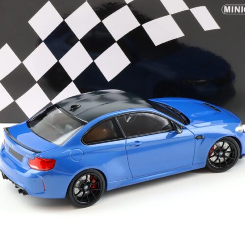 1:18 Minichamps BMW M2 CS (F87) Coupe 2020 blue metallic with black wheels