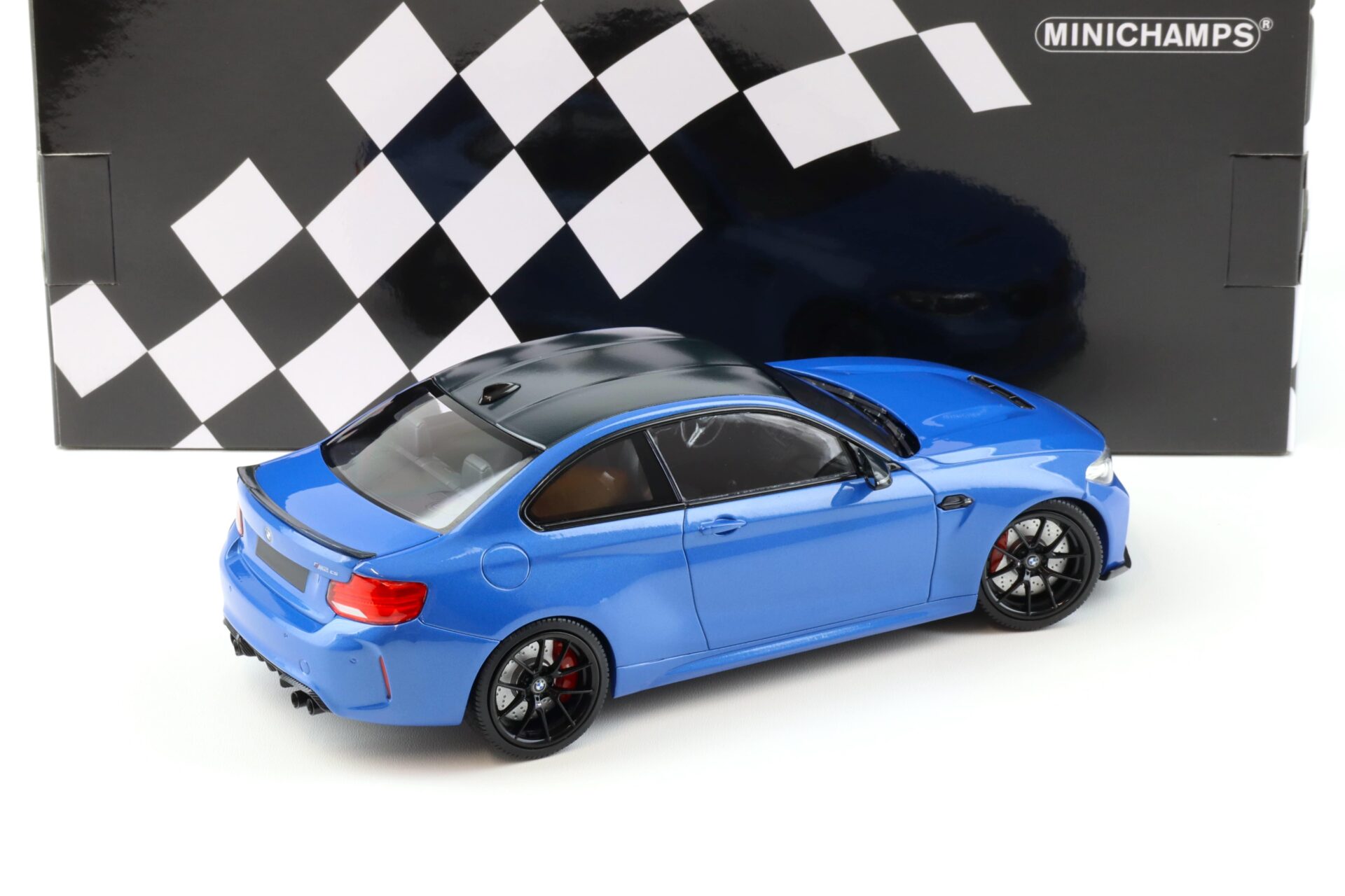 1:18 Minichamps BMW M2 CS (F87) Coupe 2020 blue metallic with black wheels