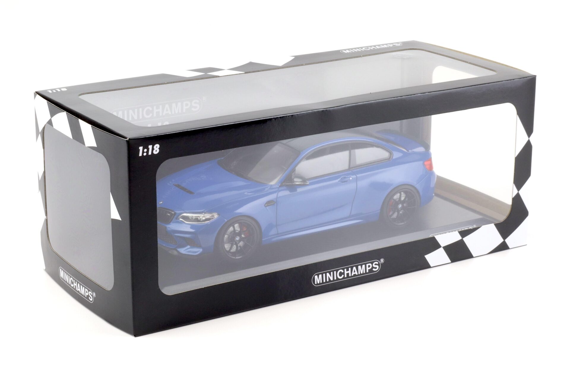 1:18 Minichamps BMW M2 CS (F87) Coupe 2020 blue metallic with black wheels